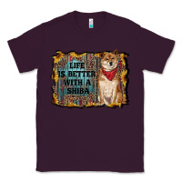 Plum life is better with a shiba Classic Tee - RanaPortraitStore