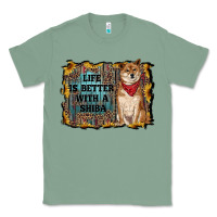 Sage life is better with a shiba Classic Tee - RanaPortraitStore