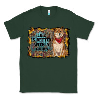 Sports Green life is better with a shiba Classic Tee - RanaPortraitStore