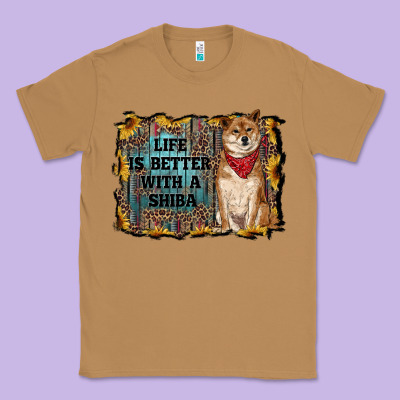 Life Is Better With A Shiba Classic Tee Designed By Ranaportraitstore
