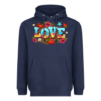Navy love summer Heavyweight Hoodie - AdoDesignShop