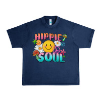 Navy hippie soul Urban Heavy Tee - MaliasSmallBusiness