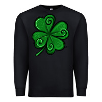 Black St. Patrick's Day Shamrock Premium Sweatshirt - Jasminsmagicworld