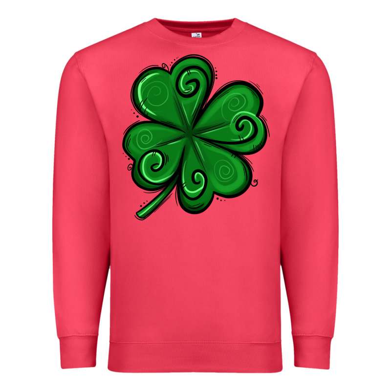 St. Patrick's Day Shamrock Premium Sweatshirt by Jasminsmagicworld | Teevron