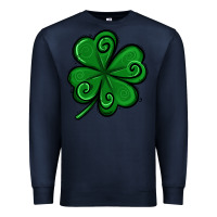 Navy St. Patrick's Day Shamrock Premium Sweatshirt - Jasminsmagicworld
