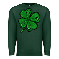 Sports Green St. Patrick's Day Shamrock Premium Sweatshirt - Jasminsmagicworld