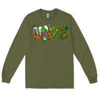 Army Green dental love st patricks day Long Sleeve Tee - RanaPortraitStore