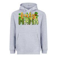 Heather Grey lucky mama Heavyweight Hoodie - Artiststas