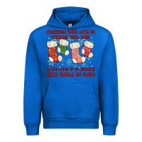 Cobalt stockings were hung by chimney Urban Hoodie - MaliasSmallBusiness