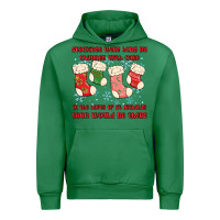 Emerald stockings were hung by chimney Urban Hoodie - MaliasSmallBusiness