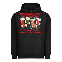 Pigment Black stockings were hung by chimney Urban Hoodie - MaliasSmallBusiness