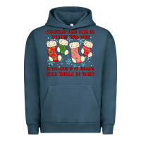 Pigment Midnight Navy stockings were hung by chimney Urban Hoodie - MaliasSmallBusiness