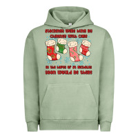 Pigment Oil Green stockings were hung by chimney Urban Hoodie - MaliasSmallBusiness