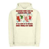 Pigment Pistachio stockings were hung by chimney Urban Hoodie - MaliasSmallBusiness