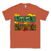 Copper softball sister with leopard Classic Tee - Zillion Design Studio