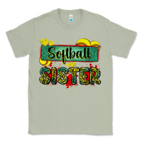 Matcha softball sister with leopard Classic Tee - Zillion Design Studio
