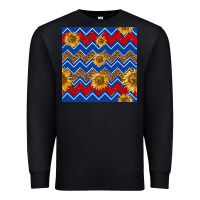 Black 4th of july sunflower seamless  pattern Premium Sweatshirt - BundleAndBundleShop