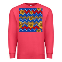 4th Of July Sunflower Seamless  Pattern Premium Sweatshirt | Teevron