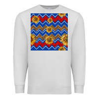 Dove Grey 4th of july sunflower seamless  pattern Premium Sweatshirt - BundleAndBundleShop