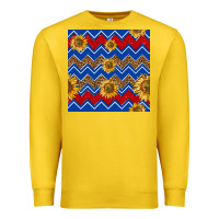 Lemon 4th of july sunflower seamless  pattern Premium Sweatshirt - BundleAndBundleShop