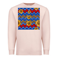 Pale Pink 4th of july sunflower seamless  pattern Premium Sweatshirt - BundleAndBundleShop