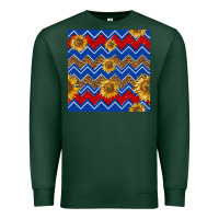 Sports Green 4th of july sunflower seamless  pattern Premium Sweatshirt - BundleAndBundleShop