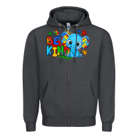 Smoke be kind autism elephant Zipper Hoodie - Zillion Design Studio