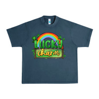 Midnight Navy lucky charm Urban Heavy Tee - MaliasSmallBusiness