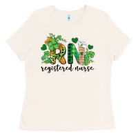 Bone st. patricks day registered nurse rn Ladies Tee - BarkalooDesign