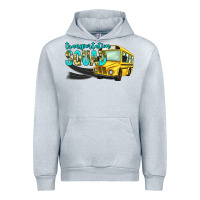 Heather Grey transportation squad Urban Hoodie - NancyCooperArtShop