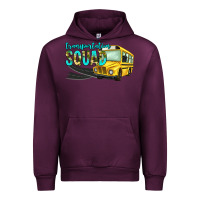 Mauve Wine transportation squad Urban Hoodie - NancyCooperArtShop