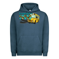 Pigment Midnight Navy transportation squad Urban Hoodie - NancyCooperArtShop