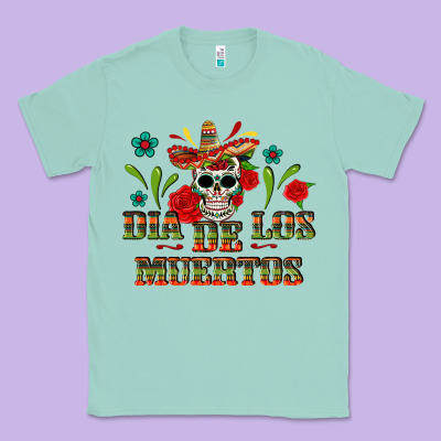 Dia De Los Muertos Classic Tee Designed By Texasbilliewilder