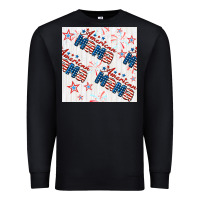 Black american mama seamless pattern Premium Sweatshirt - BundleAndBundleShop