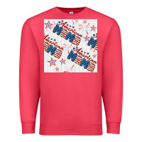 Cardinal american mama seamless pattern Premium Sweatshirt - BundleAndBundleShop