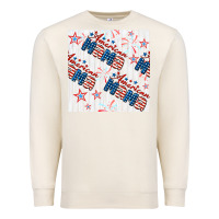 Sandshell american mama seamless pattern Premium Sweatshirt - BundleAndBundleShop