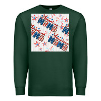 Sports Green american mama seamless pattern Premium Sweatshirt - BundleAndBundleShop