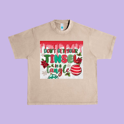 Urban Heavy Tee don't get your tinsel in a tangle