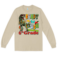 Mushroom ready to crush sixth grade Long Sleeve Tee - texasbilliewilder