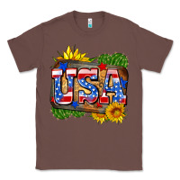 Chestnut usa Classic Tee - Zillion Design Studio