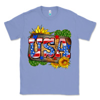 Colony Blue usa Classic Tee - Zillion Design Studio