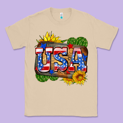 Usa Classic Tee Designed By Zillion Design Studio