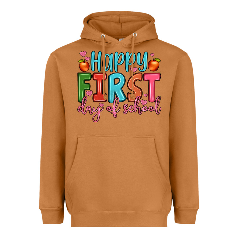 Happy First Day Of School Heavyweight Hoodie by JahusDesignShop | Teevron
