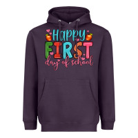 Plum happy first day of school Heavyweight Hoodie - JahusDesignShop