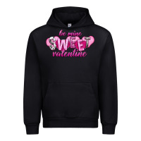 Black be mine sweet valentine Urban Hoodie - NancyCooperArtShop
