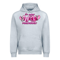 Heather Grey be mine sweet valentine Urban Hoodie - NancyCooperArtShop