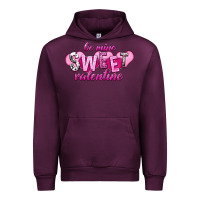 Mauve Wine be mine sweet valentine Urban Hoodie - NancyCooperArtShop