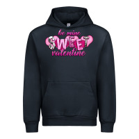 Navy be mine sweet valentine Urban Hoodie - NancyCooperArtShop