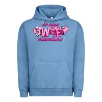 Pigment Pebble Blue be mine sweet valentine Urban Hoodie - NancyCooperArtShop