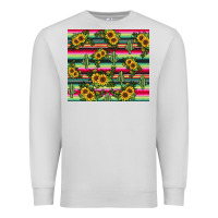 Dove Grey sunflower cactus Premium Sweatshirt - JahusDesignShop